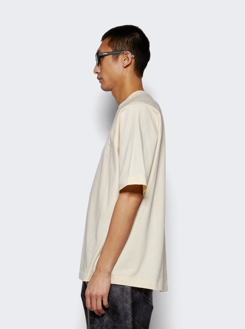 Jacquemus Typo Tee Light Beige