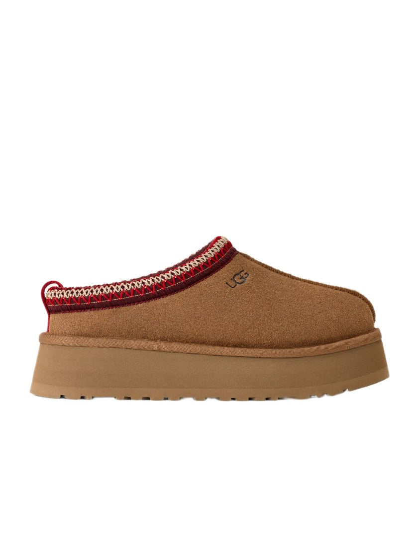 Ugg Platform Slip-On Shoes With Decorative Braided Trim