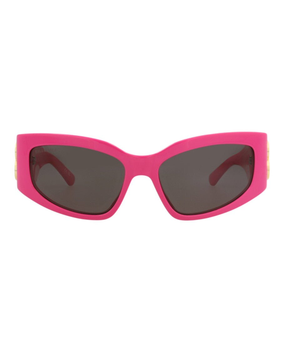 Balenciaga Cat Eye-Frame Sunglasses In Vibrant Pink Recycled Acetate
