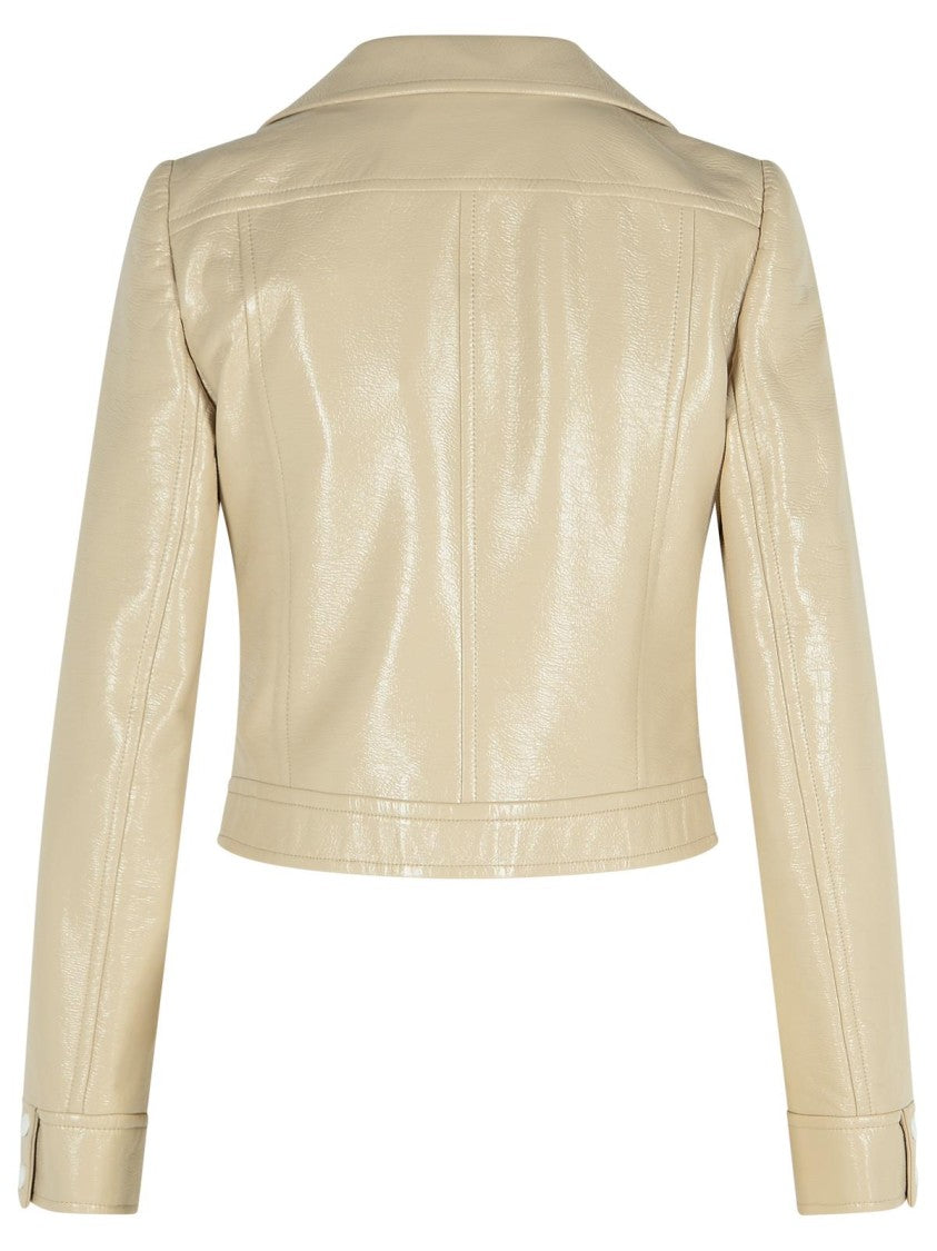 Courrèges Reedition' Ivory Cotton Blend Jacket