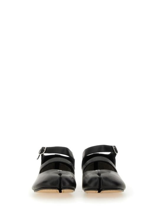 Maison Margiela Lambskin Flat Shoes With Split-Toe Design