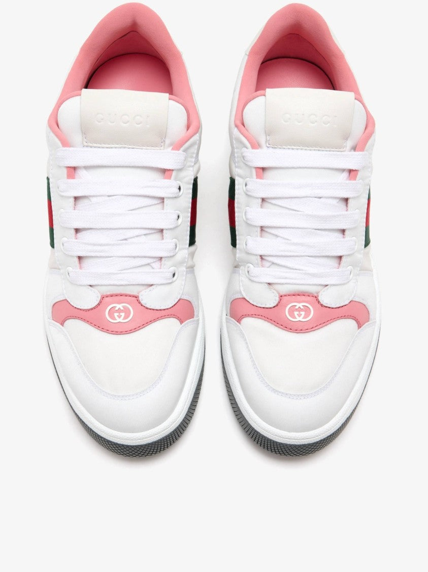 Gucci Screener Low-Top Nylon Sneakers