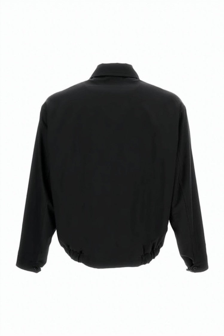Kaptain Sunshine Black Minimalist Wool Slightly Cropped Jacket