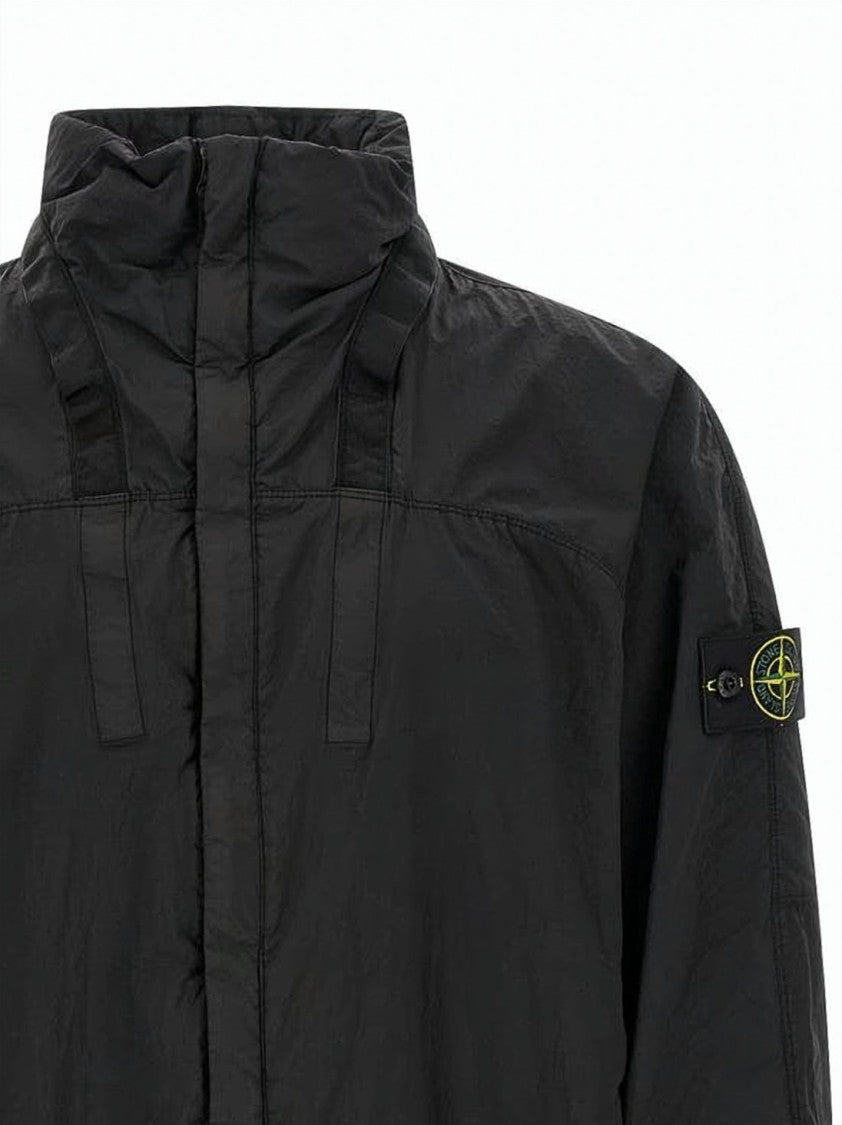 Stone Island Smooth Finish Polyamide Casual Jacket