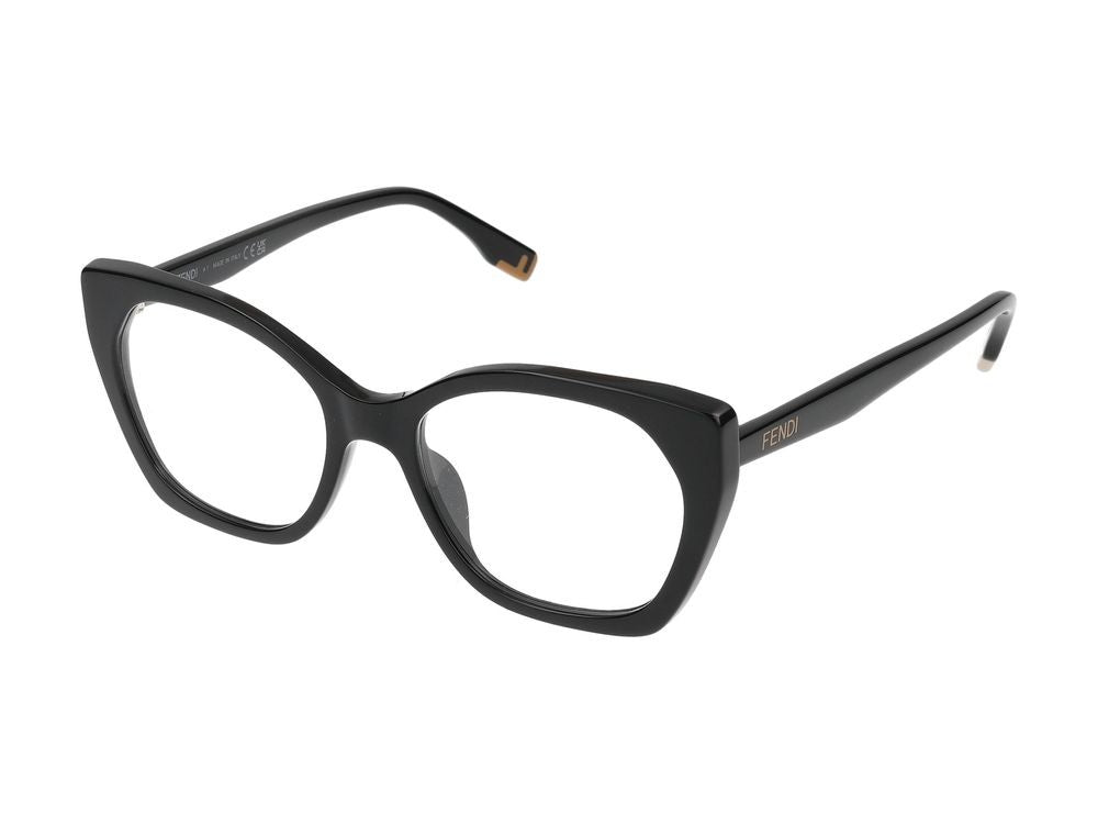Maison Fendi Black Oversized Square Eyeglasses