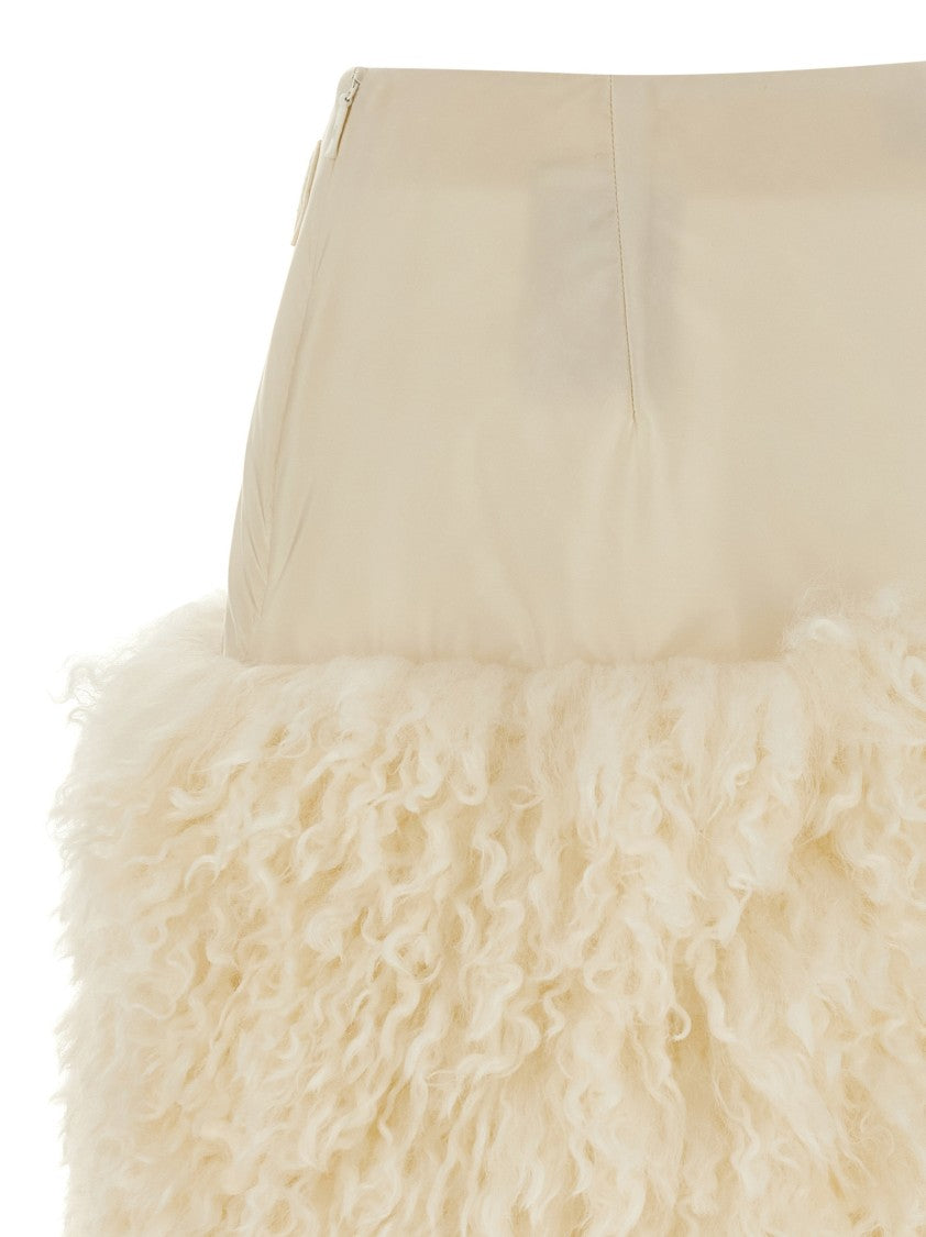 Moncler Teddy Insert Skirt