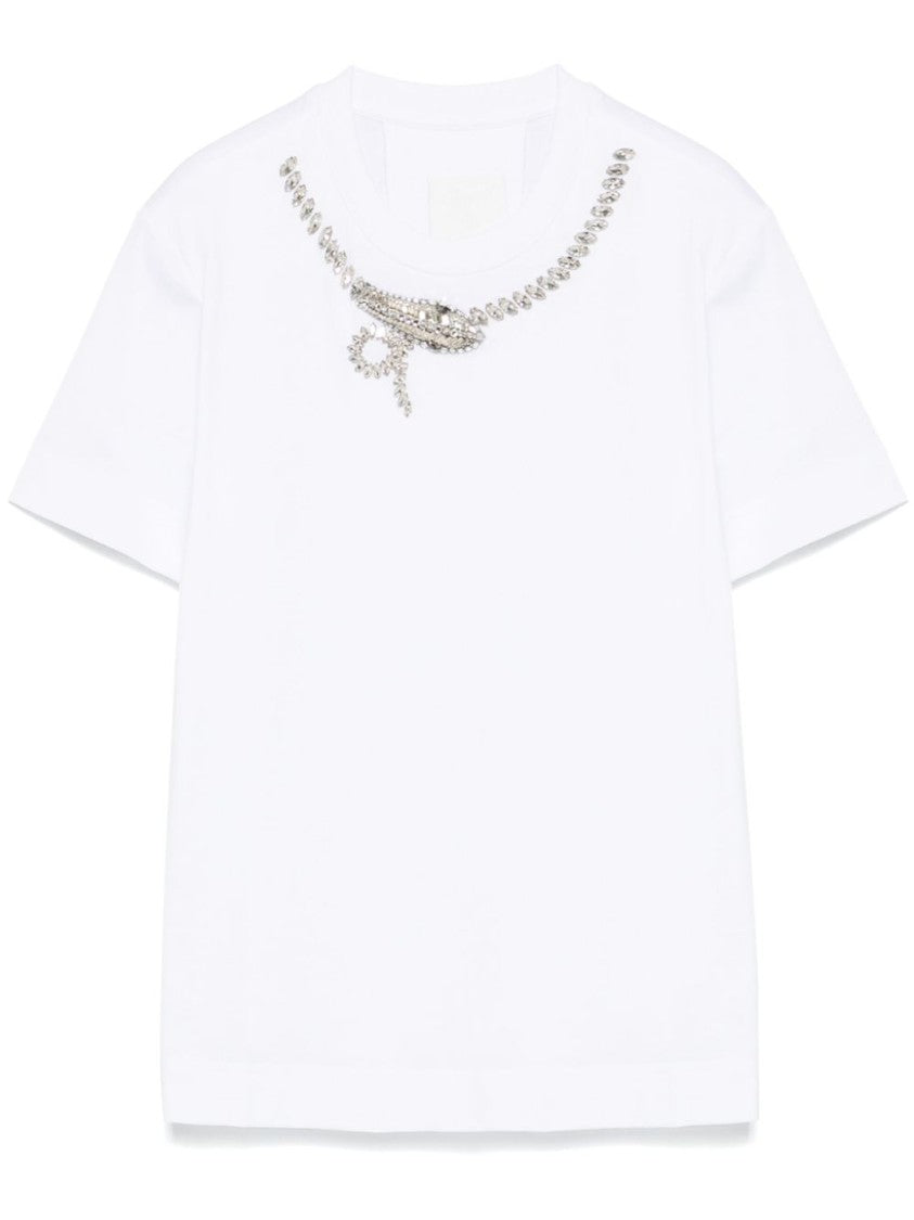 Givenchy White Cotton T-Shirt