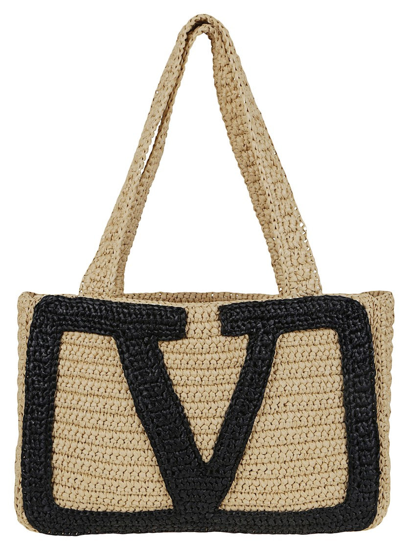 Valentino Garavani Viva Superstar Crochet Medium Tote Bag