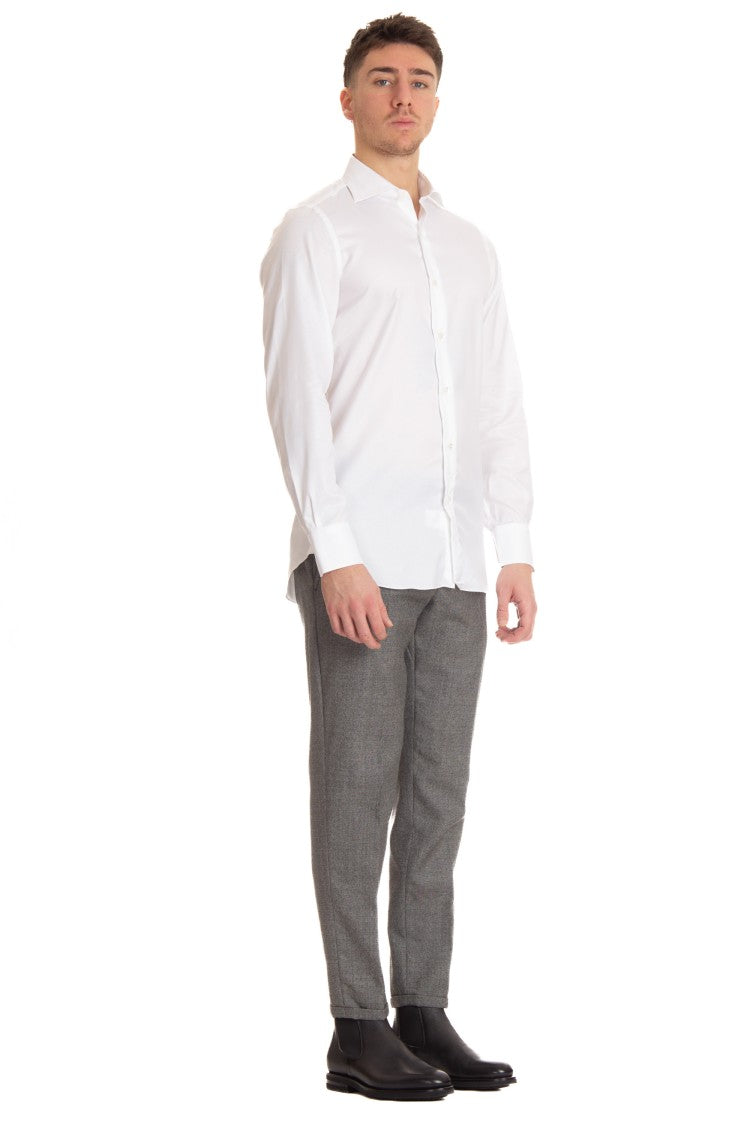 Finamore Traveller Cotton Tailored Shirt