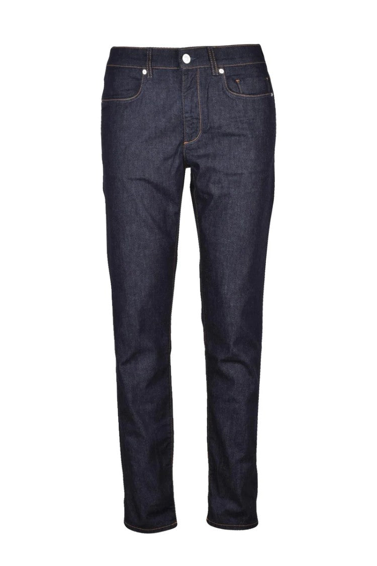 Siviglia Blue Cotton Lyocell Elastane Slim Jeans