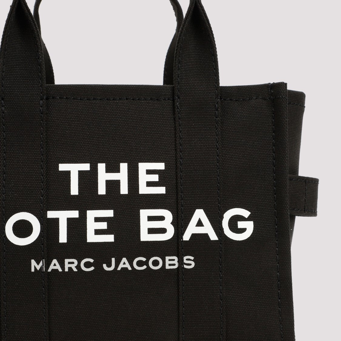 Marc Jacobs Black Cotton The Small Tote Bag