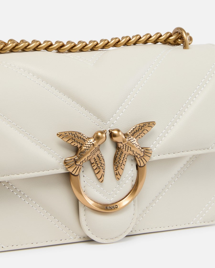 Pinko Quilted Leather Handbag