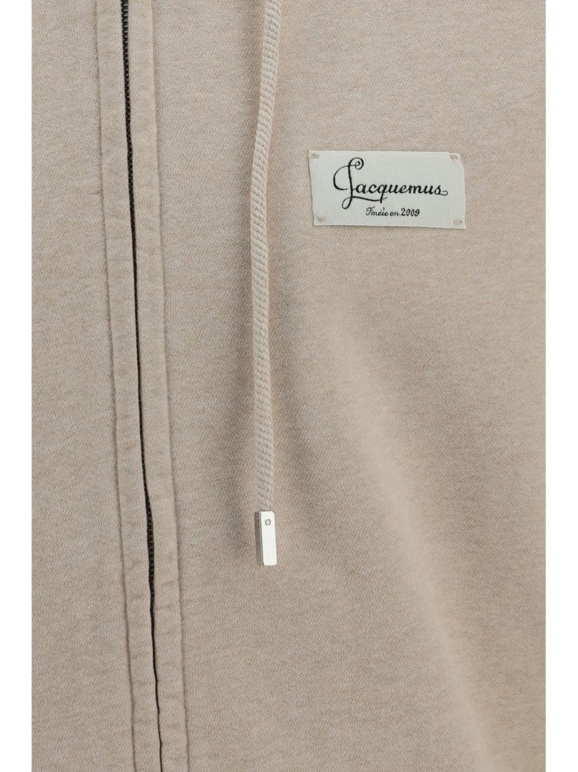 Jacquemus Beige La Montagne Cotton Hoodie Sweatshirt
