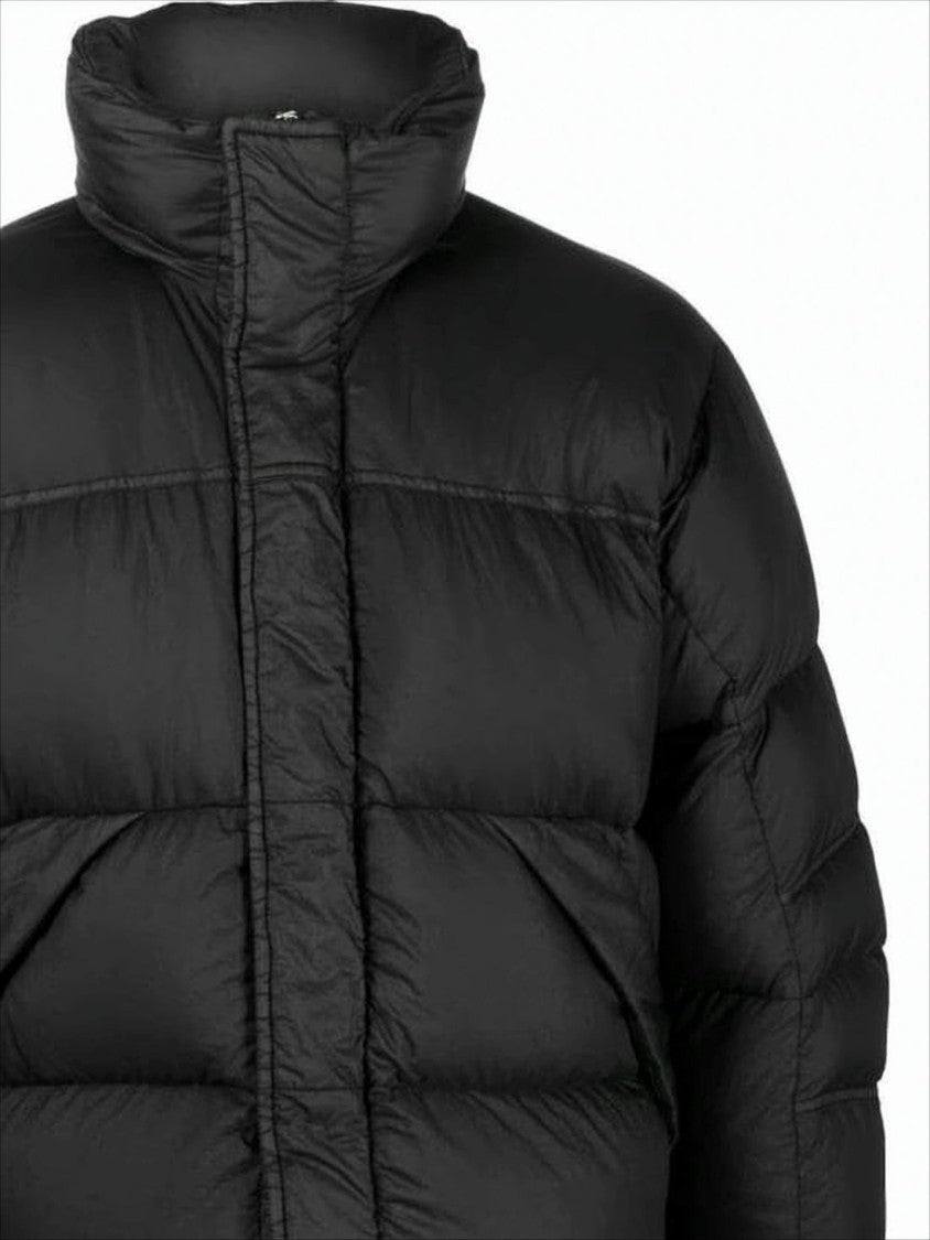 Ten C Quilted Black Puffer Jacket