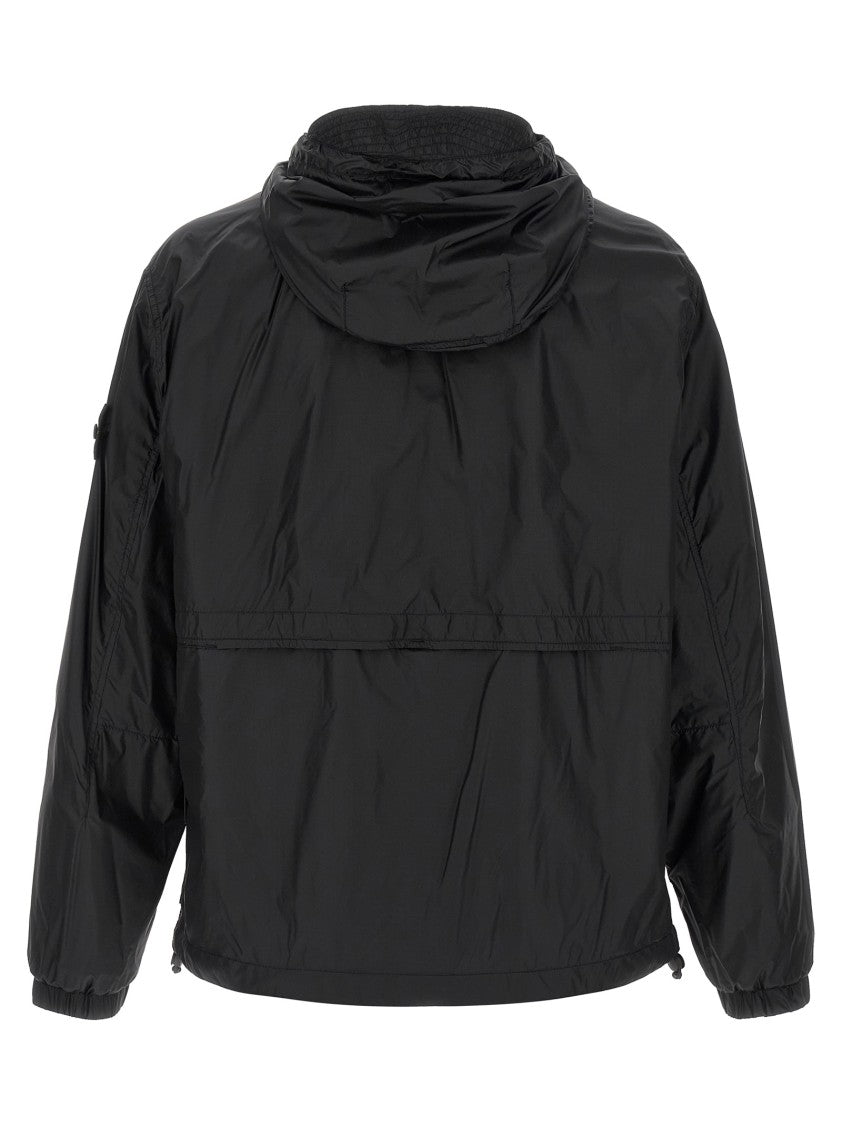 Stone Island High Tenacity Ripstop Nylon Jacket With Adjustable Hood