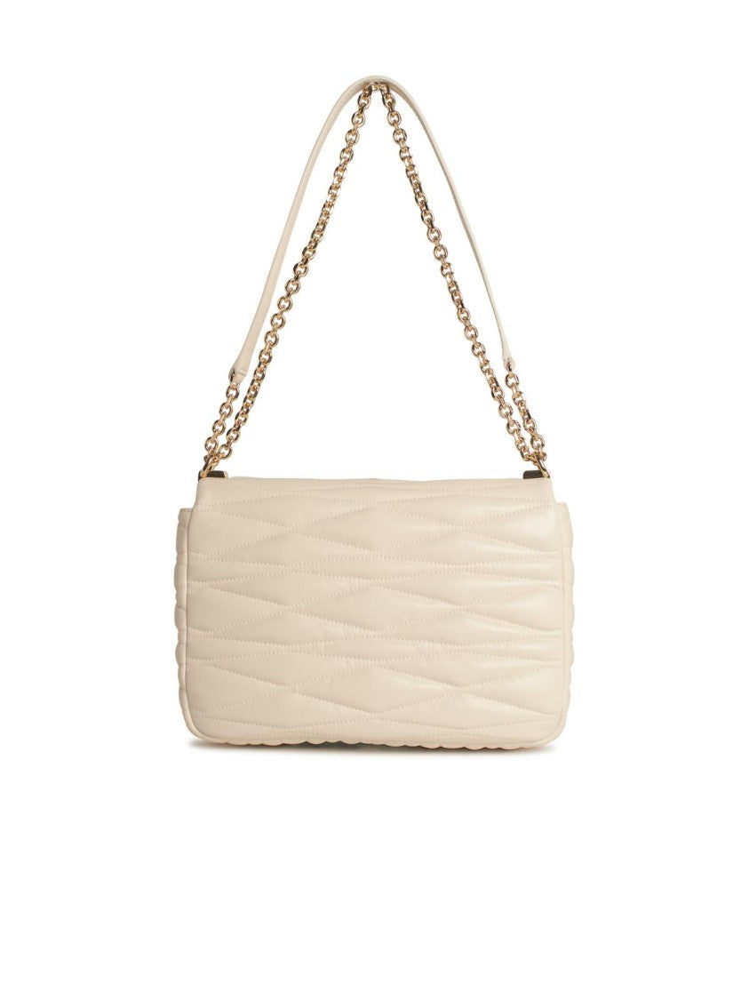 Furla 1927' Medium Crossbody Bag In Cream Leather