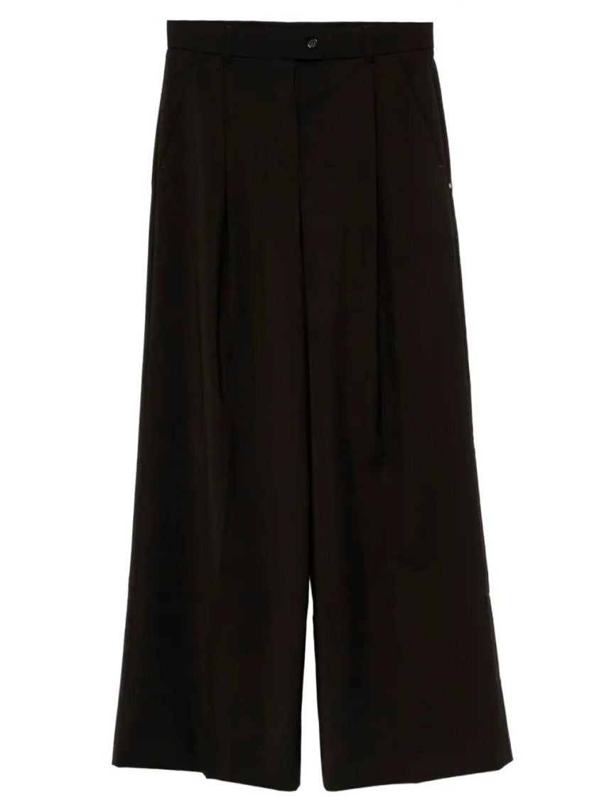 Sportmax High-Waist Wide Leg Pants
