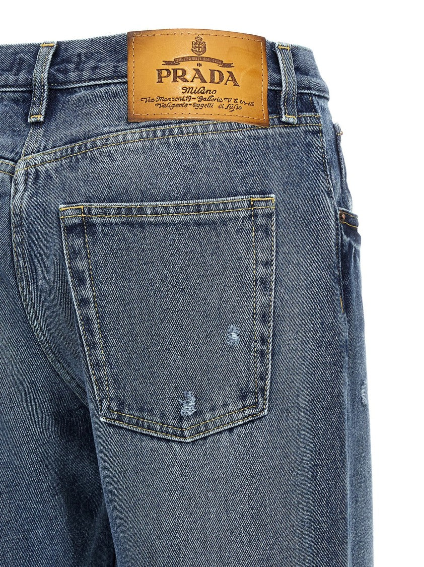 Prada Delavé Cotton Denim Jeans