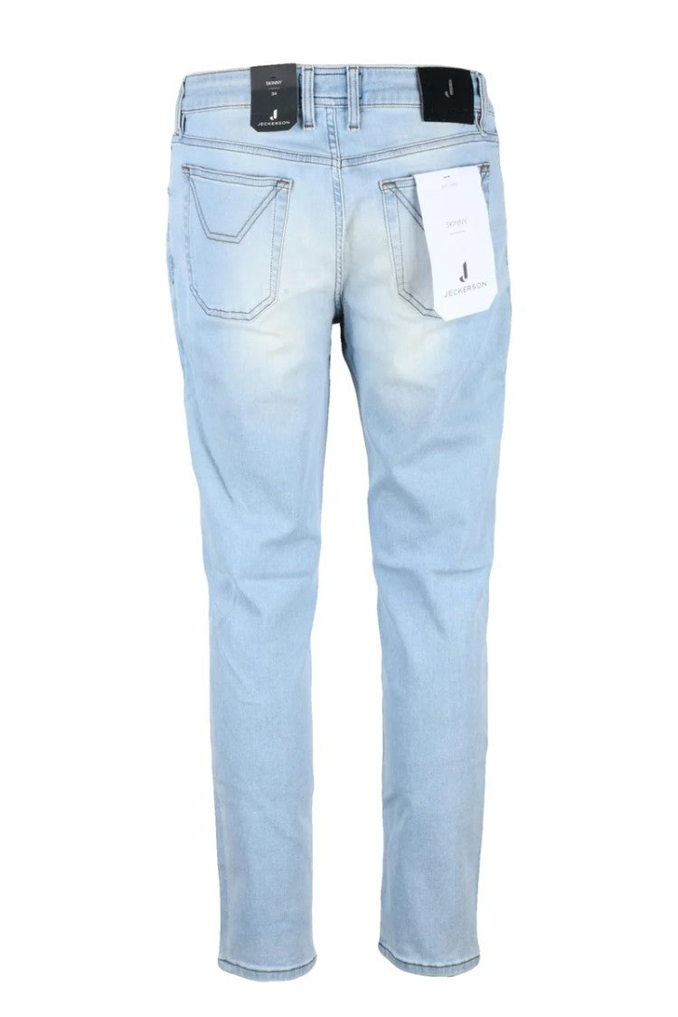 Jeckerson Cotton Stretch Jeans - Blue/Light Blue