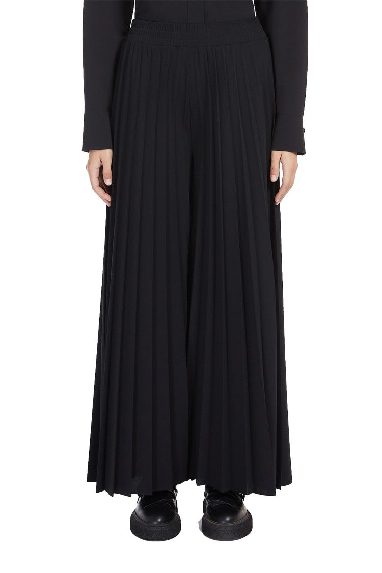 Max Mara Pleated Wide-Leg Cropped Pants