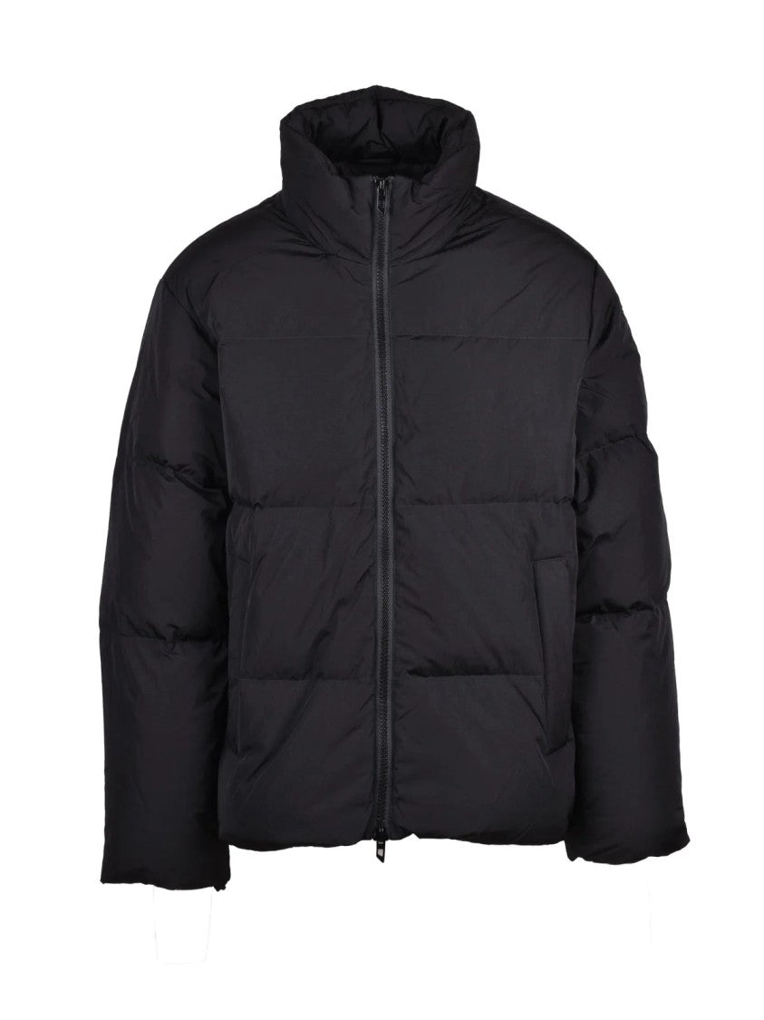 Diesel Black Nylon Down Jacket