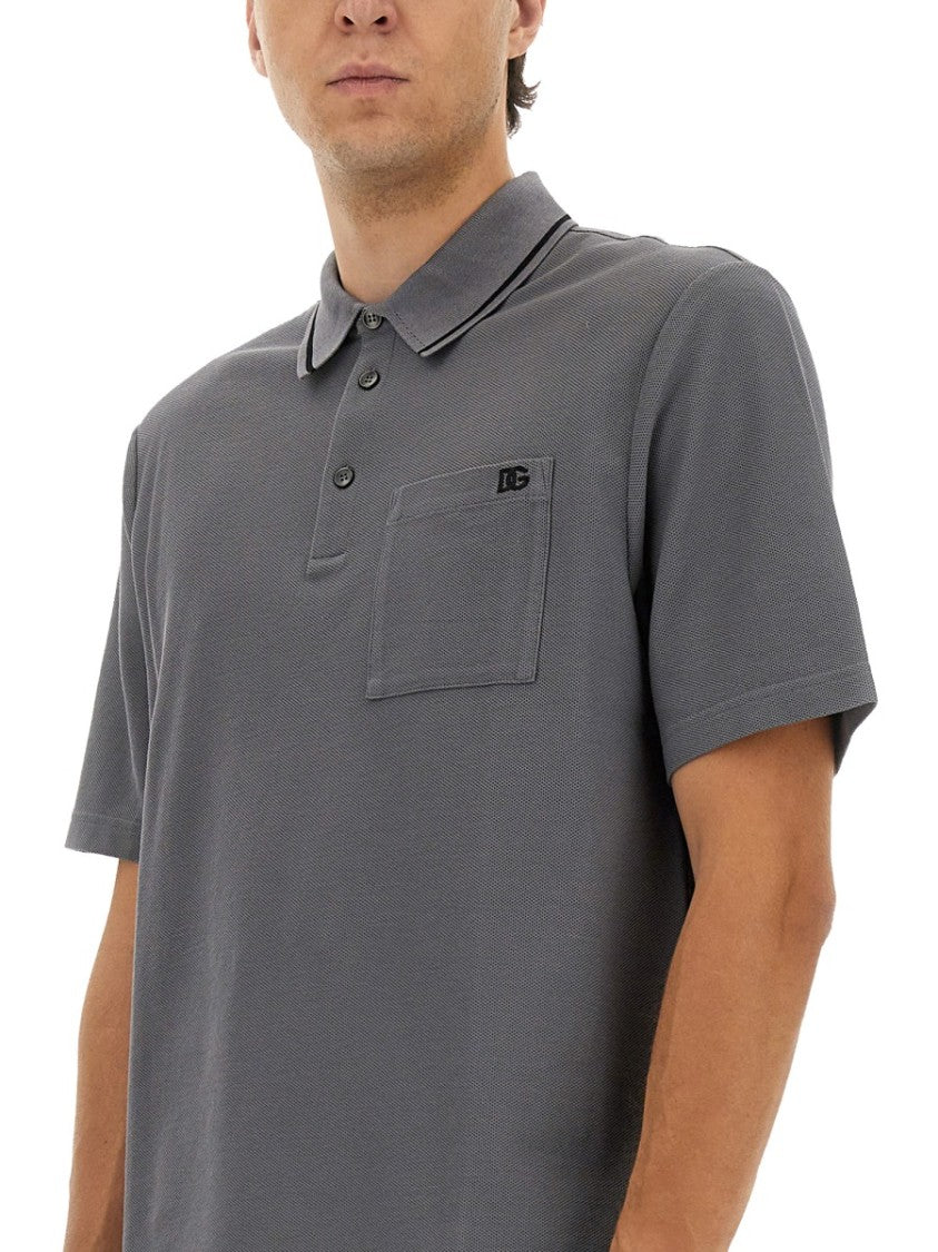 Dolce & Gabbana Cotton Pique Polo
