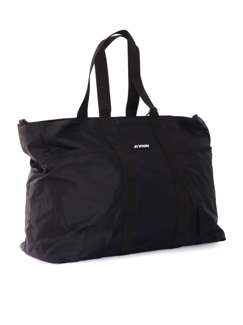 K-Way Saint Malo Versatile Black Tote Bag