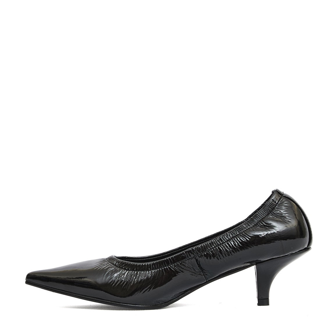 Strategia Glossy Black Patent Leather Pumps With 4.5 Cm Heel