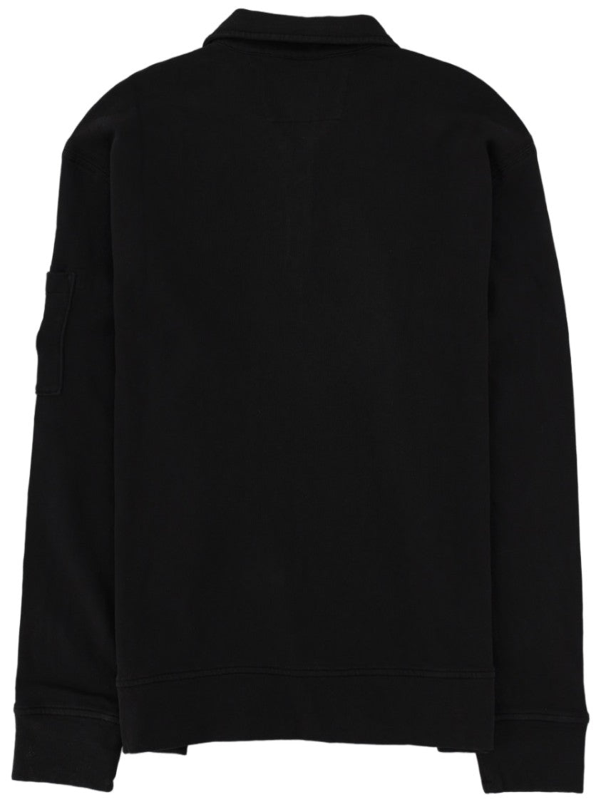 C.P. Company Polo Collar Cotton Half-Zip Sweatshirt