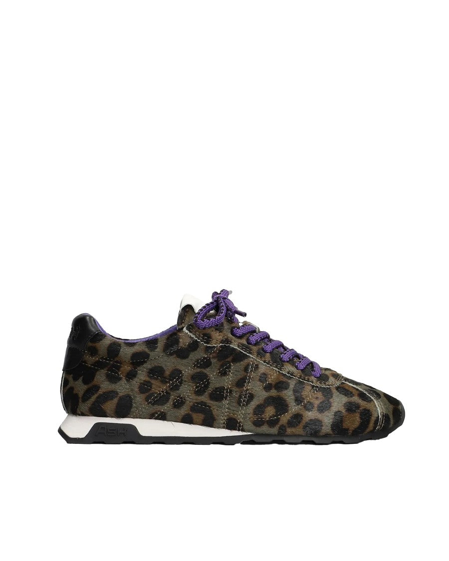 Ash Kill Bill Leopard Military Sneakers