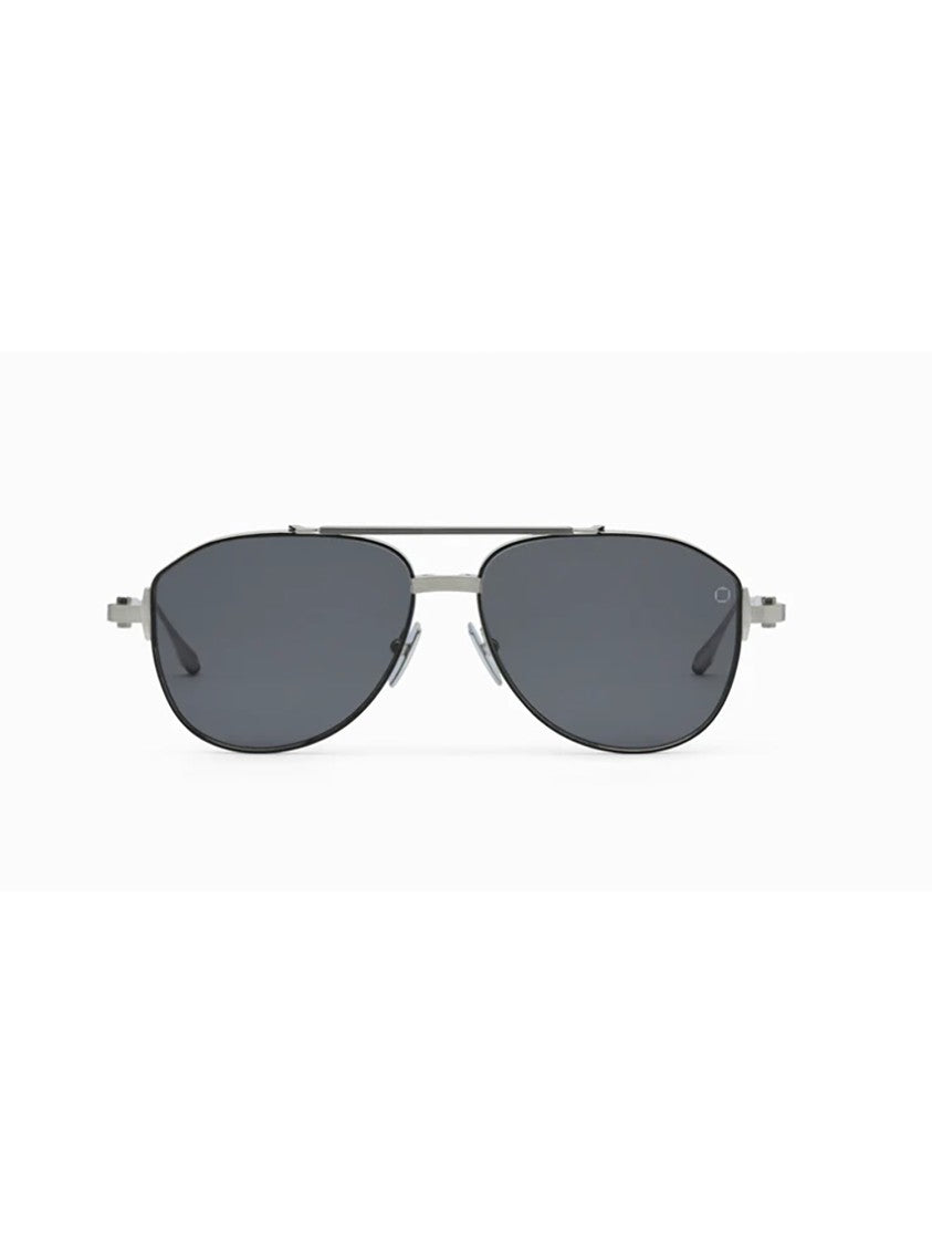 Akoni Helios Titanium Slim Elongated Sunglasses