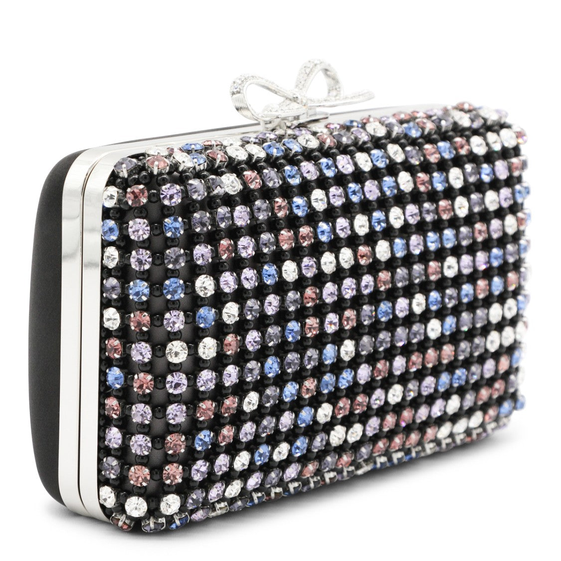 Self-Portrait Multicolor Embellished Clutch