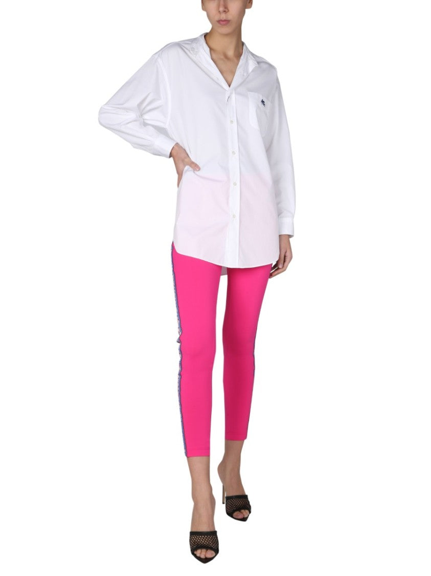 Etro Pink Logoed Leggings