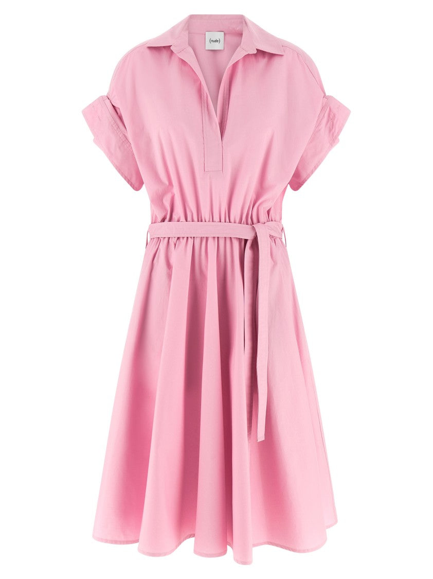 Nude Chemisier Dress