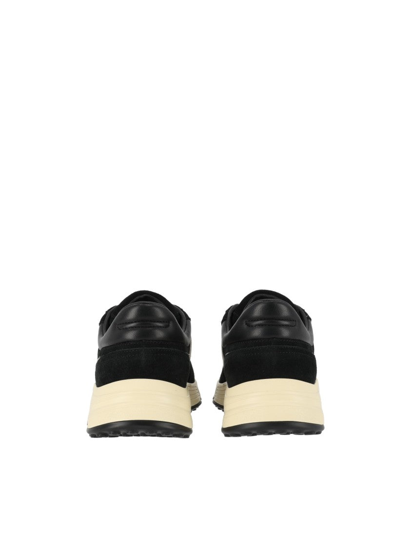 Hogan Black Hyperlight Suede Leather Sneakers