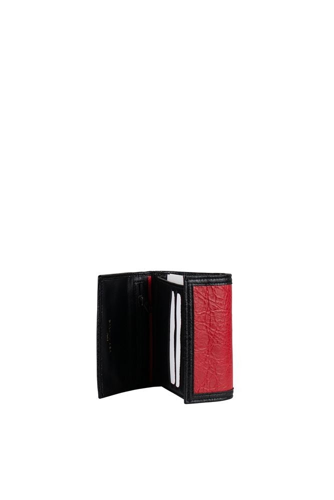 Balenciaga Textured Leather Wallet With Velcro Closure