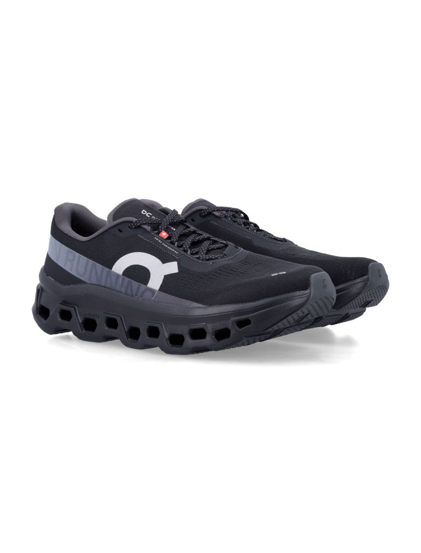 On Running Black Mesh Cloudmonster 1 Sneakers