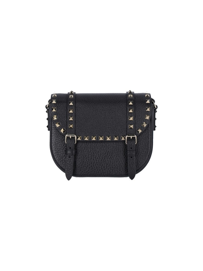 Valentino Garavani "Rockstud" Crossbody Bag – Black