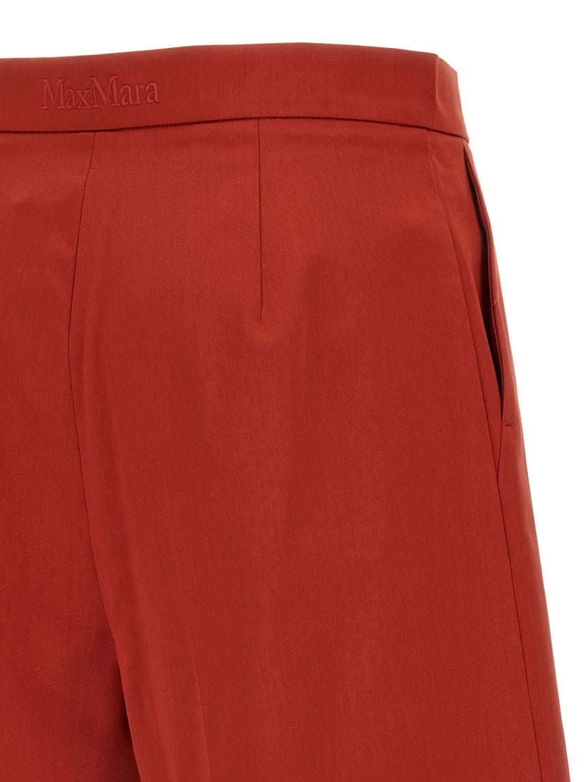 Max Mara 'Mxmtabacco' Double Pincer Shorts