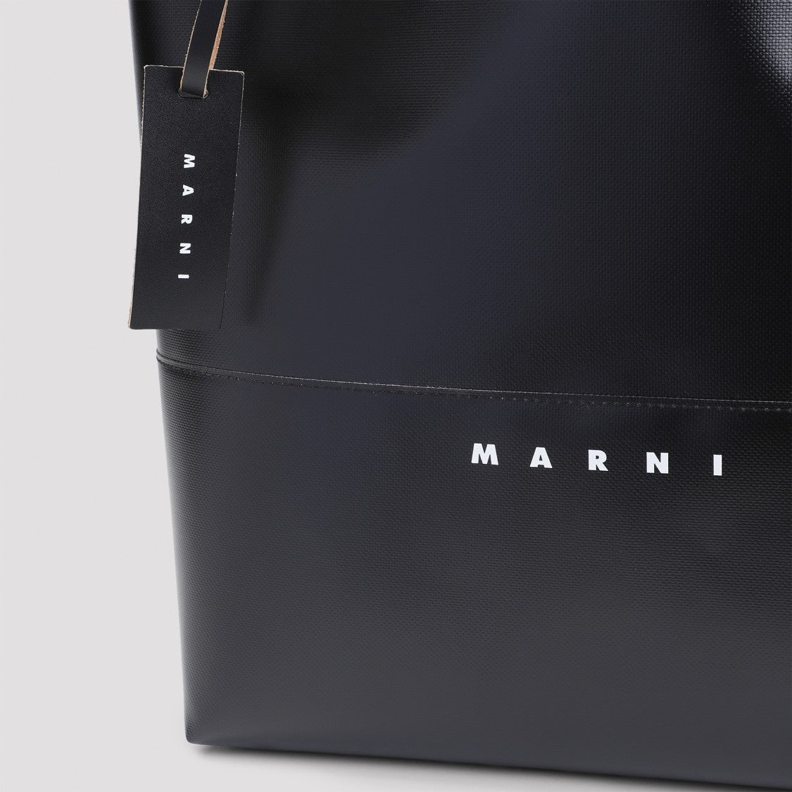 Marni Black Cow Leather Tote Bag