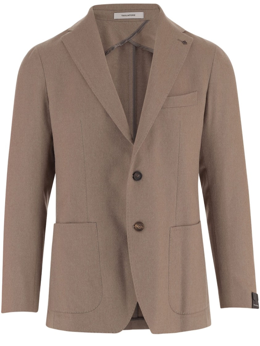 Tagliatore Camel Tailored Camel Fabric Blazer