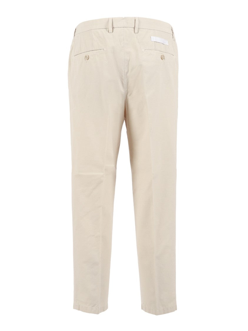 Briglia Tailored Front Pleat Straight-Leg Pants