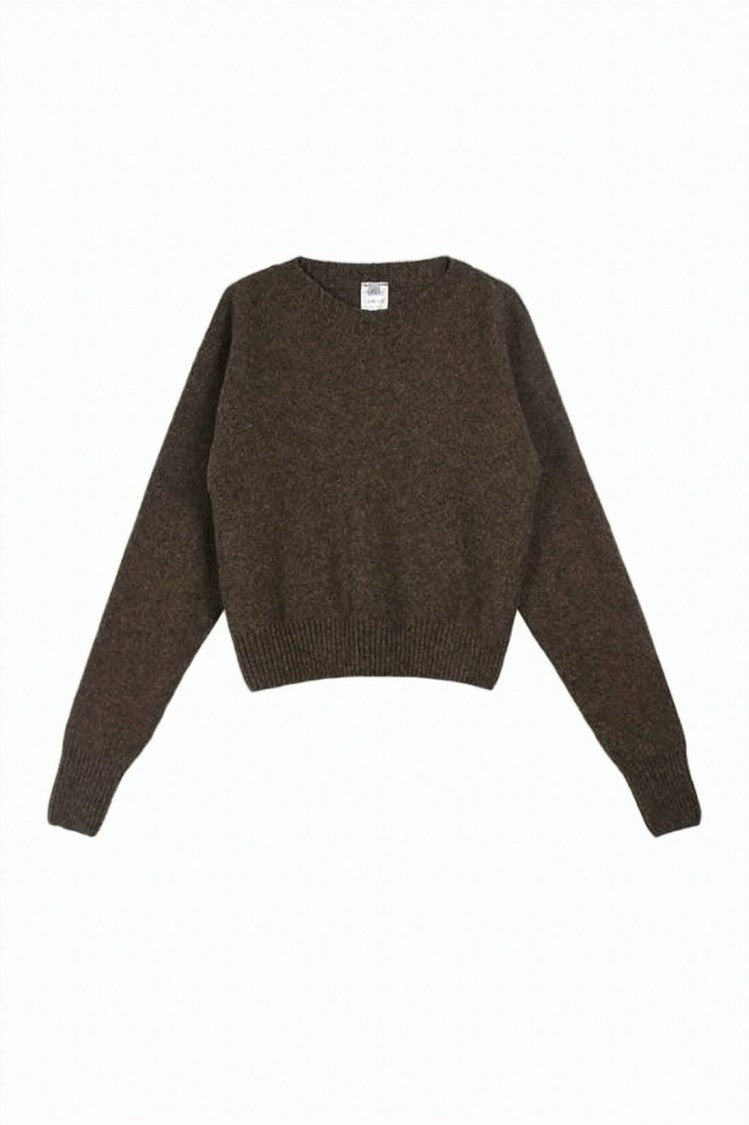 Baserange Cropped Merino Wool Sweater