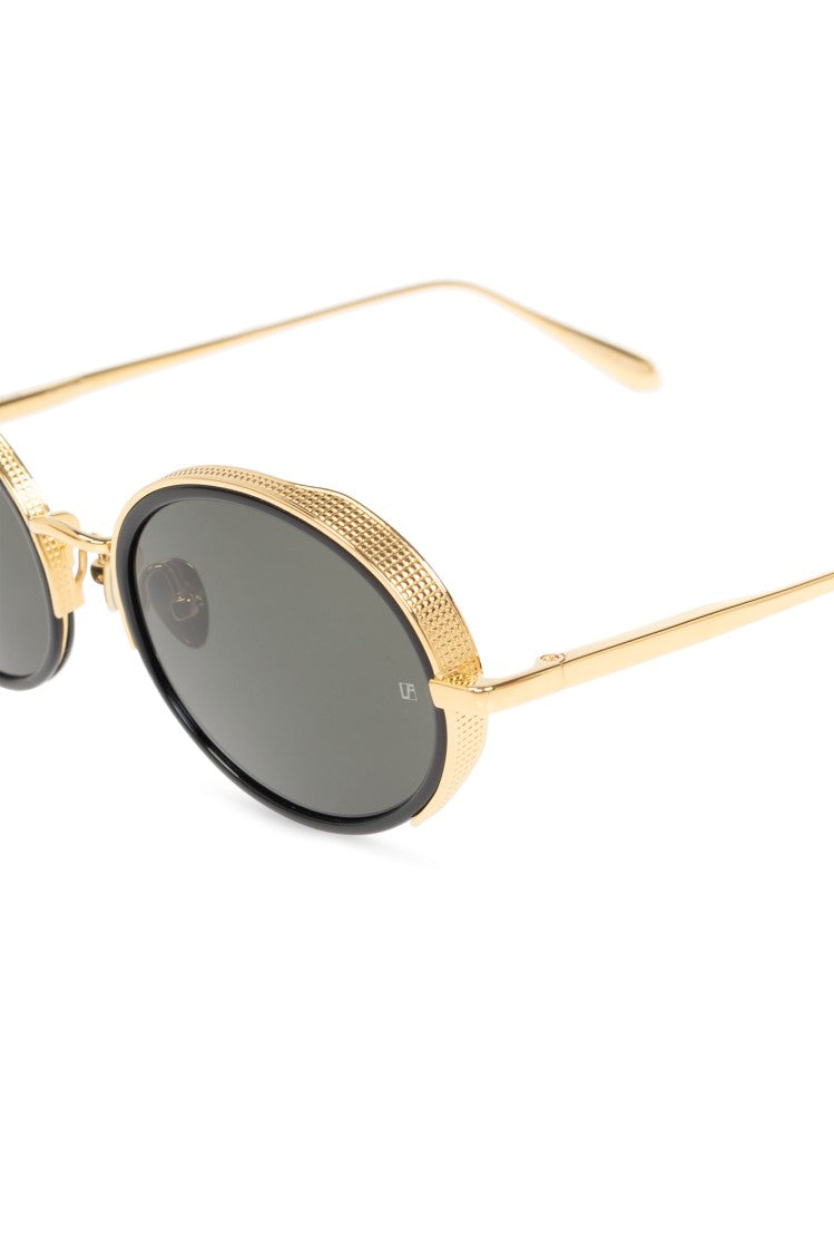 Linda Farrow Round Frame Sunglasses