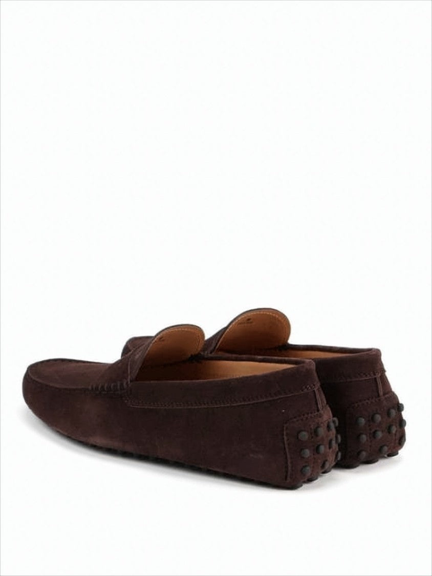 Tod's Suede Loafers With Moccasin Design