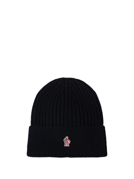 Moncler Ribbed Knit Wool Beanie