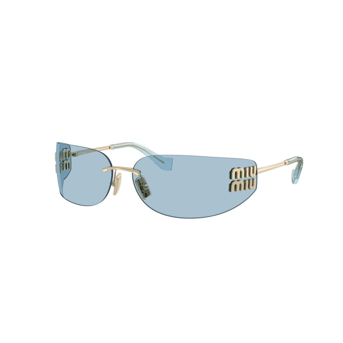 Miu Miu 0Mu A51s Rimless Rectangular Sunglasses