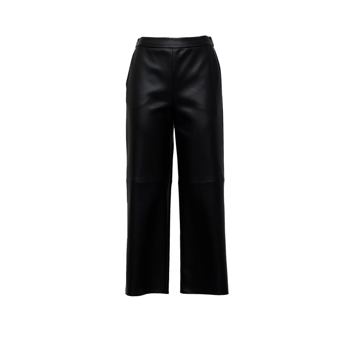 Max Mara Amati Straight-Leg Coated Jersey Pants