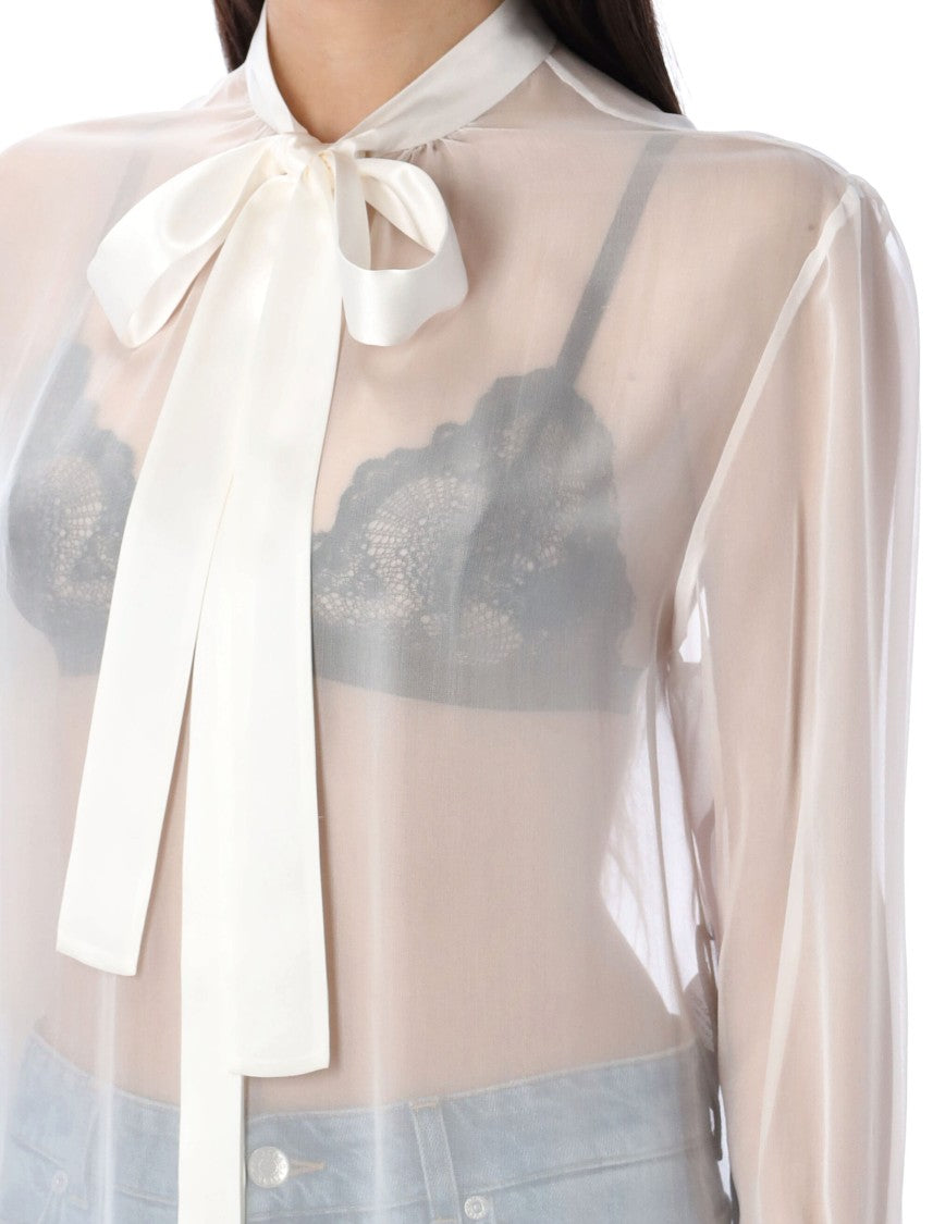 Dolce & Gabbana Delicate Sheer Blouse