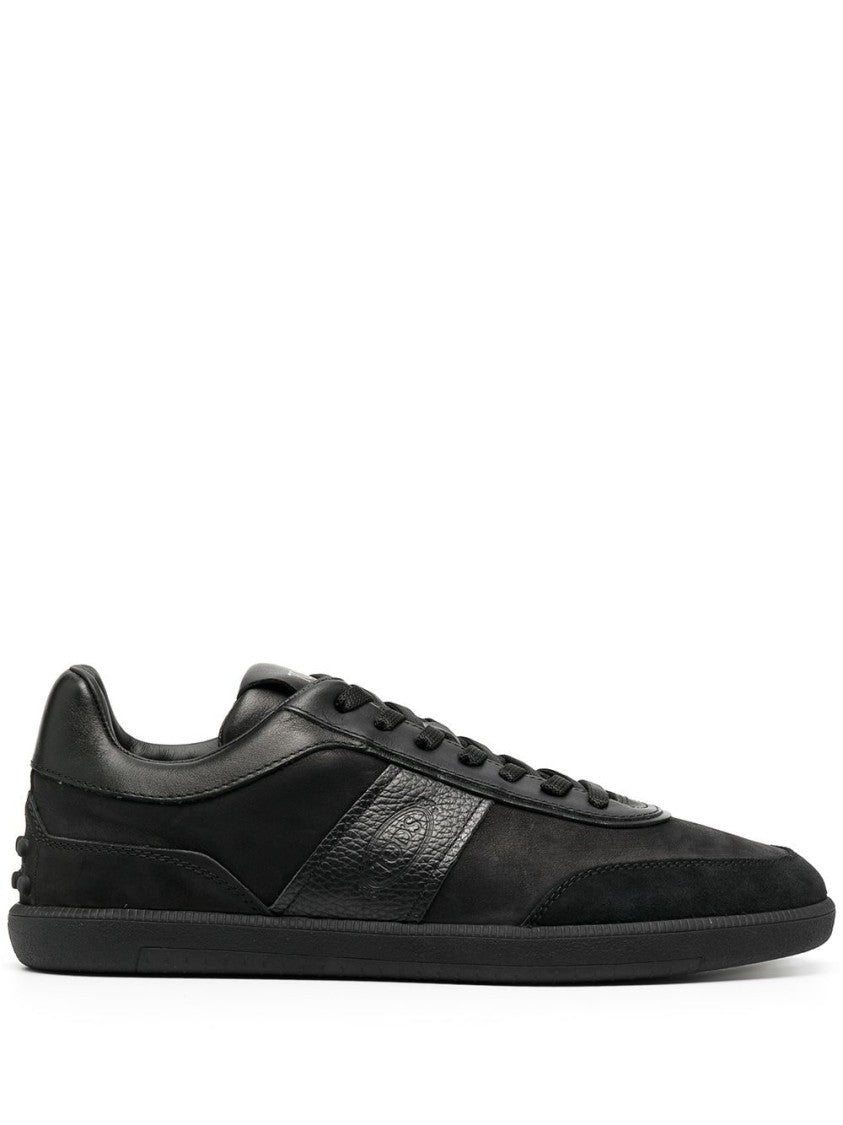 Tod's Low Laced Sneaker With Logo